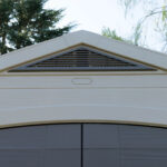 Keter Factor Outdoor Apex Garden Storage Shed 8 x 8 feet - Beige