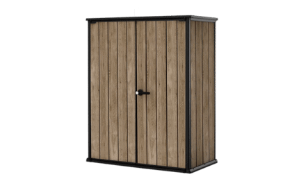 Signature 1400L High Store Storage Cabinet - Ashwood Brown