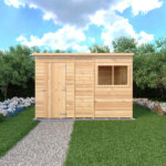 Shire Pent 10ft x 6ft Shiplap Shed NEW