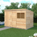 Shire Pent 10ft x 6ft Shiplap Shed NEW