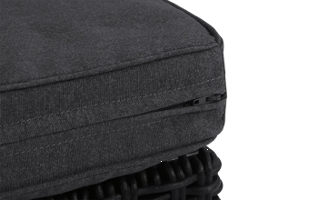 California 3 Seater Chaise Longue Lounge Set - Grey