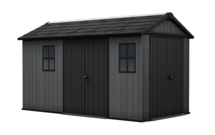 Newton Plus Dual Entry Shed 13x7.5ft - Grey