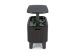 Keter Bevy BAR Cocktail Table, Polypropylene, Anthracite Grey - Image 16
