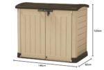 Keter Store It Arc Outdoor Garden Shed, 1200 Litres, Taupe/Beige - Image 2