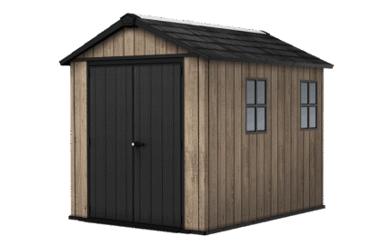 Signature Apex Shed 7.5x9ft - Ashwood Brown