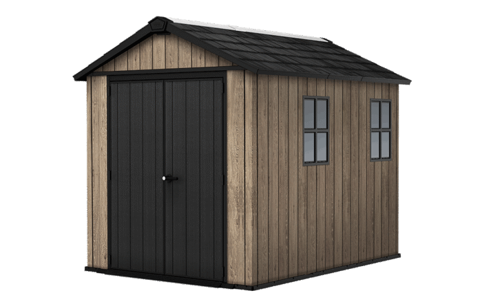 Signature Apex Shed 7.5x9ft - Ashwood Brown