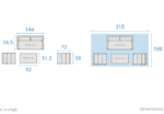 Kettler Menos Versa Lounge Set