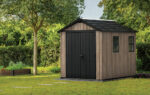 Signature Apex Shed 7.5x9ft - Ashwood Brown