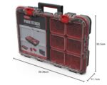 Keter Stack n' Roll Modular DIY Tool Storage System Cart with Wheels, Stackable, Lightweight, Durable, Water Resistant, Black - Image 5