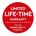 Keter Grande Store Outdoor Double Door Garden Furniture Storage Shed Grey Duotech+ Wood Look and Feel | Fade Free | All Weather Resistant | Safe and Secure | Zero Maintenance - Image 7
