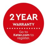 Keter Darwin 380L Outdoor Garden Furniture Storage Box Brown Evotech+ Wood Look and Feel | Fade Free | All Weather Resistant | Safe and Secure | Zero Maintenance | 2 year Warranty - Image 12