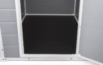 Keter Manor Outdoor Garden Storage Shed, Grey, 4 x 3 ft - Image 5