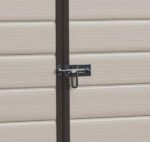 Keter Manor Outdoor Apex Double Door Garden Storage Shed 6 x 5ft Beige Brown Wood effect | Fade Free | All Weather Resistant | Safe and Secure | Zero Maintenance | 15 year Warranty - Image 4