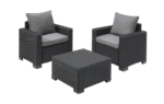 California Balcony Set - Grey