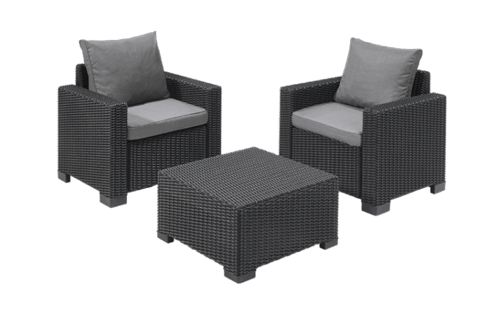 California Balcony Set - Grey