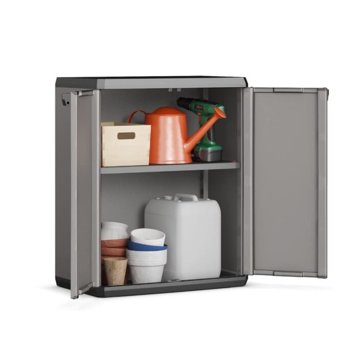 Keter Alto Più Closet, Made of Resin, Grey, 68 x 39 x 166 cm - Image 4