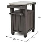 Keter Garden Kitchen and Food Station - Grey - Image 9