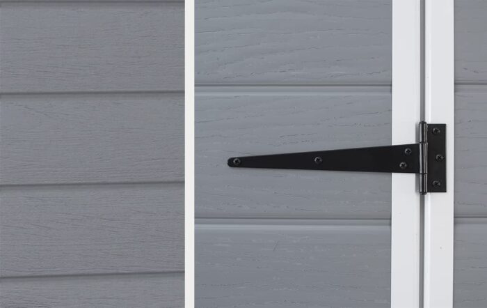 Keter Manor Outdoor Garden Storage Shed, Grey, 4 x 3 ft - Image 7