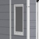 Keter Manor Outdoor Plastic Garden Storage Shed, Grey, 6 x 5 ft - Image 6