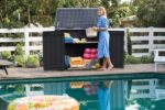 Keter 249319 Store it Out Nova Outdoor Garden Storage Shed, 32 x 71.5 x 113.5 cm, Dark Grey with Light Grey Lid - Image 9