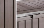 Keter Glenwood 390L Outdoor 60% recycled Garden Furniture Storage Box Brown| Fade Free | All Weather Resistant | Safe and Secure | Zero Maintenance | 2 year Warranty - Image 7