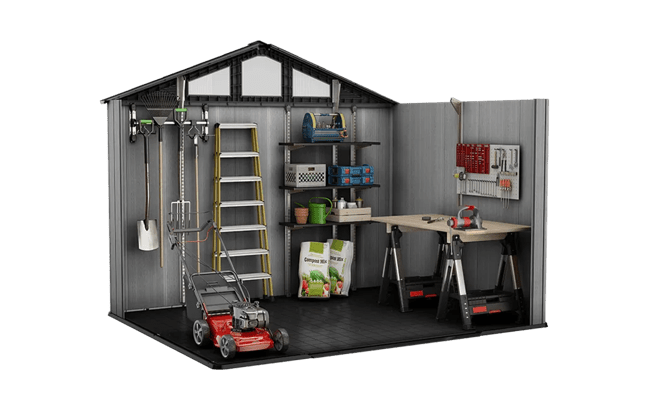 Stronghold 10x8 Shed - Grey