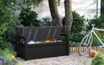 Keter Eden Bench 265L Outdoor 60% recycled Garden Furniture Storage Box Graphite & Light Grey | Fade Free | All Weather Resistant | Safe and Secure | Zero Maintenance | 2 year Warranty - Image 8