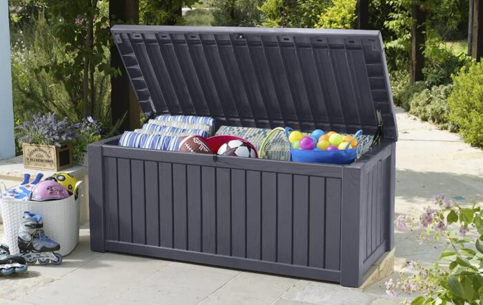 Keter pillow box Rockwood, Gray (Anthracite), 570L - Image 4
