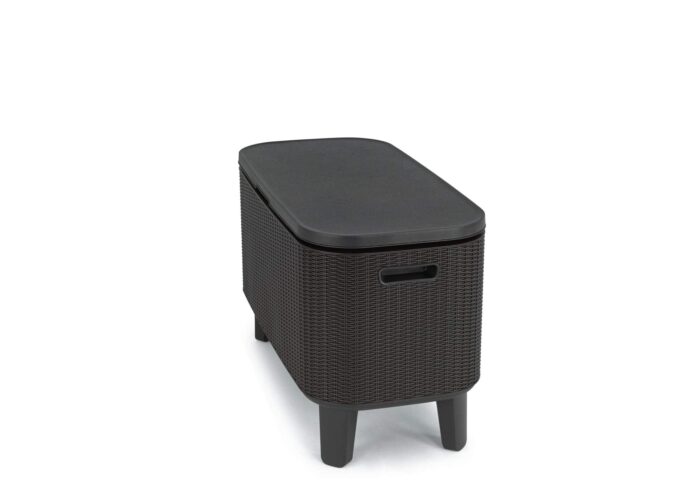 Keter Bevy BAR Cocktail Table, Polypropylene, Anthracite Grey - Image 17