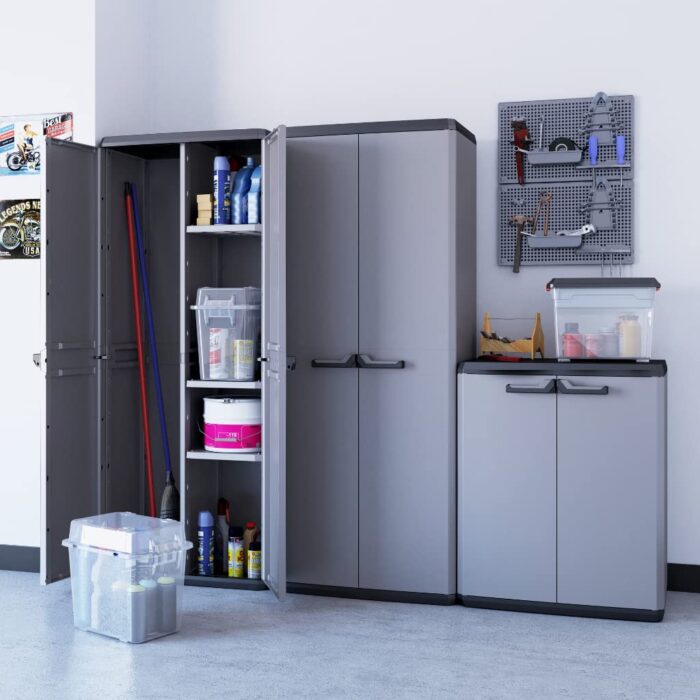 Keter Alto Più Closet, Made of Resin, Grey, 68 x 39 x 166 cm - Image 6