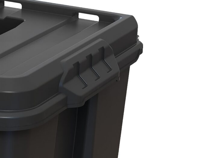 Keter Stack n' Roll Modular DIY Toolbox, Stackable, Lightweight, Durable, Water Resistant, Black - Image 4