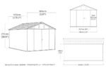 Stronghold 10x15 Shed - Grey