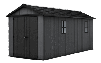 Newton Plus Shed 7.5x17ft - Grey