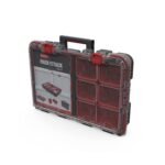 Keter Stack n' Roll Modular DIY Tool Storage System Cart with Wheels, Stackable, Lightweight, Durable, Water Resistant, Black - Image 7