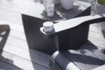 Keter Alpine Adirondack Outdoor Garden Furniture Chair - Graphite Grey - Image 4