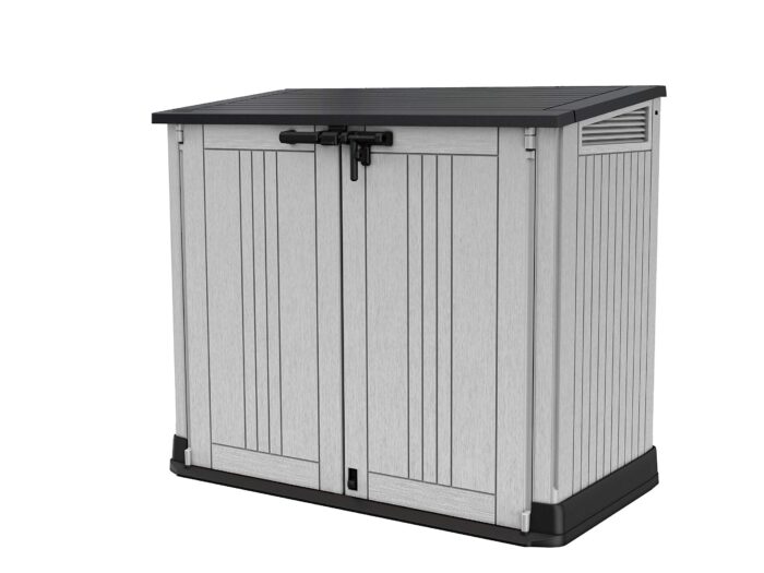 Keter Store It Out Nova Outdoor Garden Furniture Storage Shed Light Grey with Dark Grey Lid | Fade Free | All Weather Resistant | Safe and Secure | Zero Maintenance | 5 year Warranty - Image 7