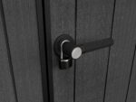 Keter Artisan Outdoor Pent Double Door Garden Storage Shed 7 x 7ft Grey Duotech+ Wood look and feel, Fade Free, All Weather Resistant, Safe and Secure, Zero Maintenance - Image 2