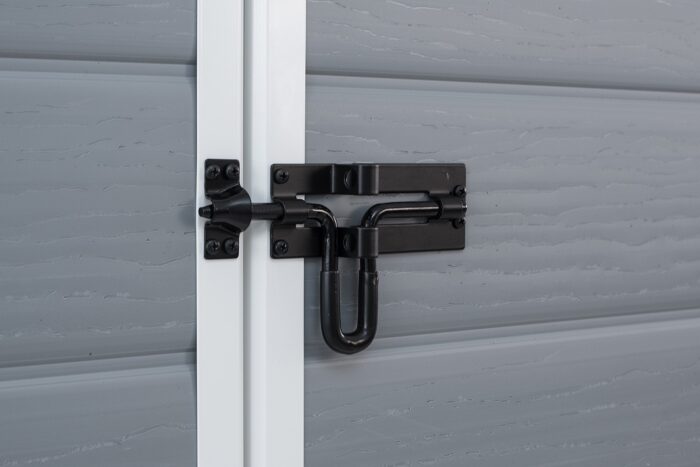 Keter Manor Pent Garden Storage Shed 6 x 6 feet - Grey, 200.6 cm*183.5 cm*183.0 cm - Image 5