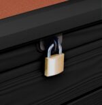 Keter Brightwood 454L Outdoor 60% recycled Garden Furniture Storage Box Brown Wood Panel Effect Fade Free All Weather Resistant Safe and Secure Zero Maintenance 2 year Warranty - Image 3