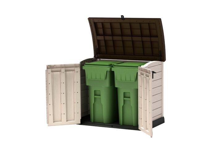 Keter Store It Arc Outdoor Garden Shed, 1200 Litres, Taupe/Beige - Image 13