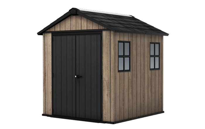 Signature Apex Shed 7.5x7ft - Ashwood Brown
