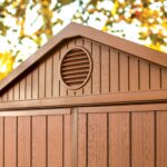 Keter Darwin Outdoor Apex Double Door Garden Storage Shed 6 X 4ft Brown Wood Look And Feel | Fade Free | All Weather Resistant | Safe And Secure | Zero Maintenance | 15 Year Warranty - Image 10