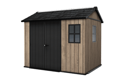 Signature Apex Shed 9x7.5ft - Ashwood Brown