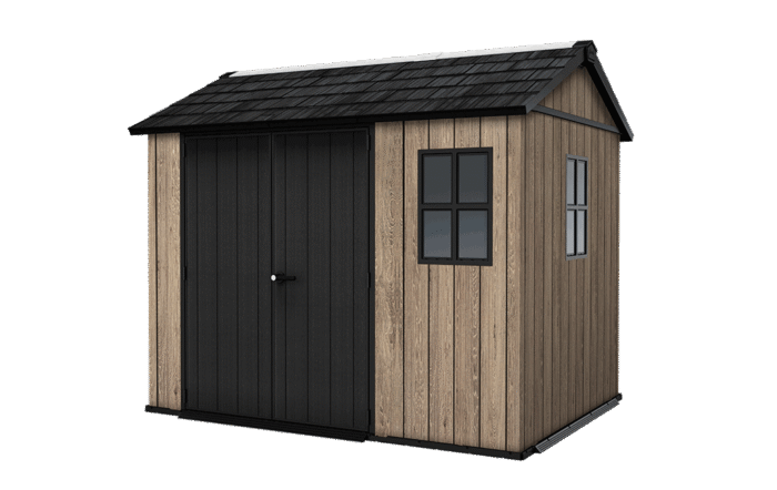 Signature Apex Shed 9x7.5ft - Ashwood Brown