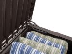 Keter Westwood 570L Outdoor 75% recycled Garden Furniture Storage Box Brown Wood Panel Effect ; Fade Free ; All Weather Resistant ; Safe and Secure ; Zero Maintenance ; 2 year Warranty - Image 4
