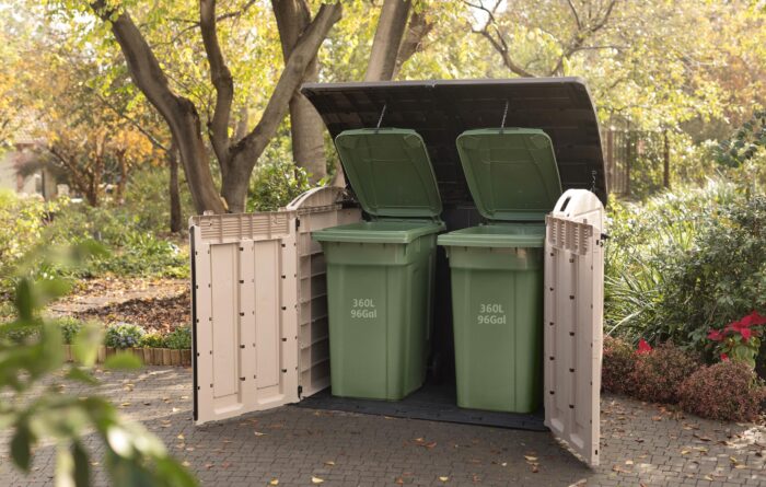 Keter Store It Out Ultra Outdoor Garden Storage Shed, 177 x 113 x 134 cm - Beige and Brown - Image 7