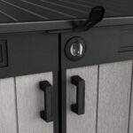 Keter Grande Store Outdoor Double Door Garden Furniture Storage Shed Grey Duotech+ Wood Look and Feel | Fade Free | All Weather Resistant | Safe and Secure | Zero Maintenance - Image 15