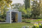 Keter Manor Outdoor Plastic Garden Storage Shed, Grey, 6 x 5 ft - Image 8