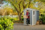 Keter Manor Outdoor Plastic Garden Storage Shed, Grey, 6 x 4 ft - Image 6