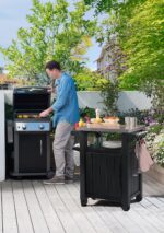 Keter Garden Kitchen and Food Station - Grey - Image 10